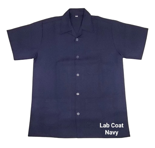 Navy Blue Lab Coat