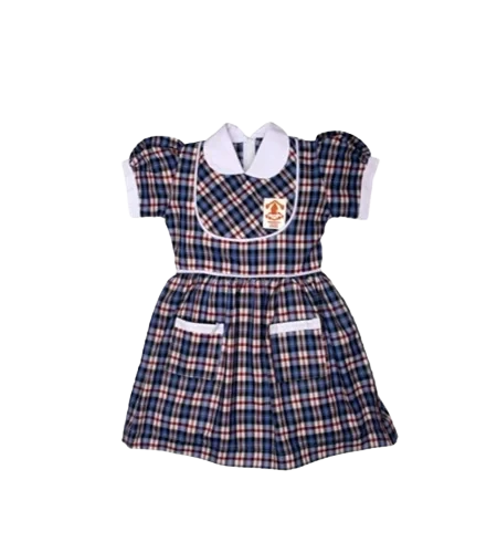 Blue Check Frock | Class - UKG| The Bishops School, Undri | Pune