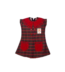 Red Check Frock | Class - Nursery | The Bishops School, Undri | Pune